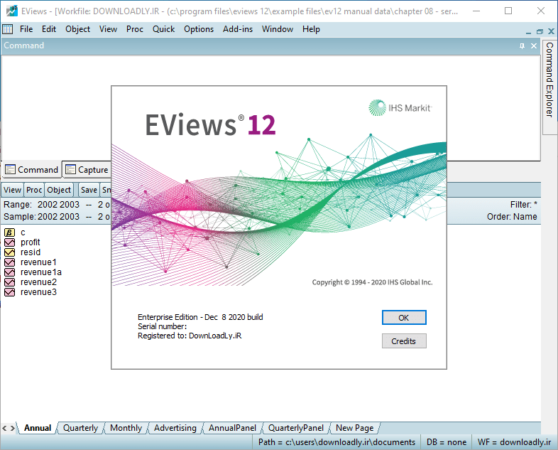 EViews Serial Number