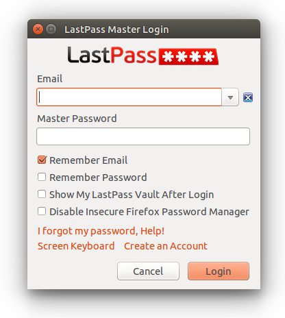 LastPass Password Manager Key